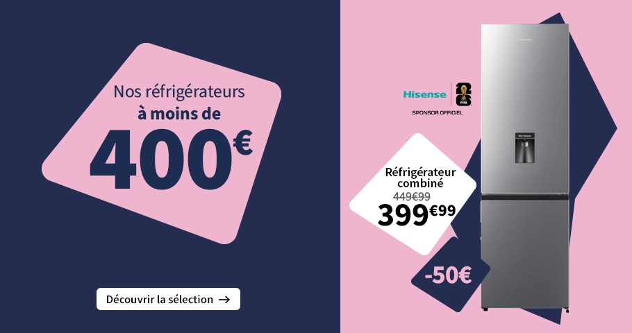 Nos refrigerateurs a moins de 400 euros