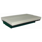 Banquette lit clic clac couchage Régulier  PORTO déhoussable Gris anthracite