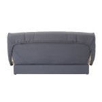 Banquette lit clic clac couchage Régulier  PORTO déhoussable Gris anthracite