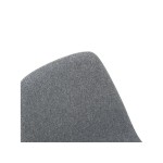 Chaise en tissu AUDE coloris gris