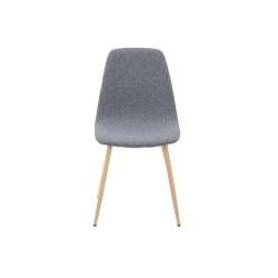 Chaise en tissu AUDE coloris gris