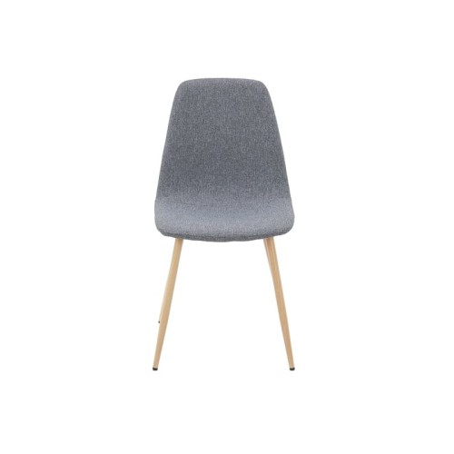 Chaise en tissu AUDE coloris gris