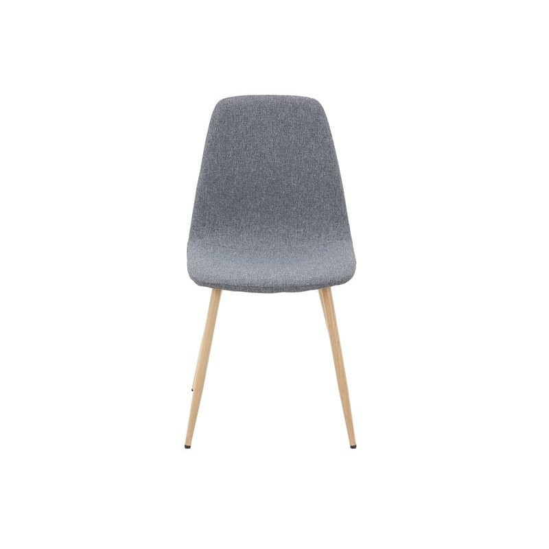 Chaise en tissu AUDE coloris gris