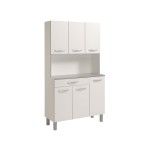 Buffet de cuisine SPOON coloris blanc