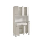 Buffet de cuisine SPOON coloris blanc