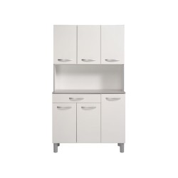 Buffet de cuisine SPOON coloris blanc