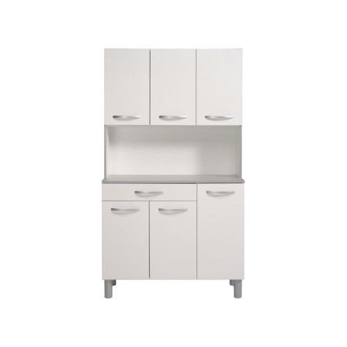 Buffet de cuisine SPOON coloris blanc