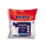 Lot de 2 oreillers confortables et anti-acariens 60x60 cm DODO