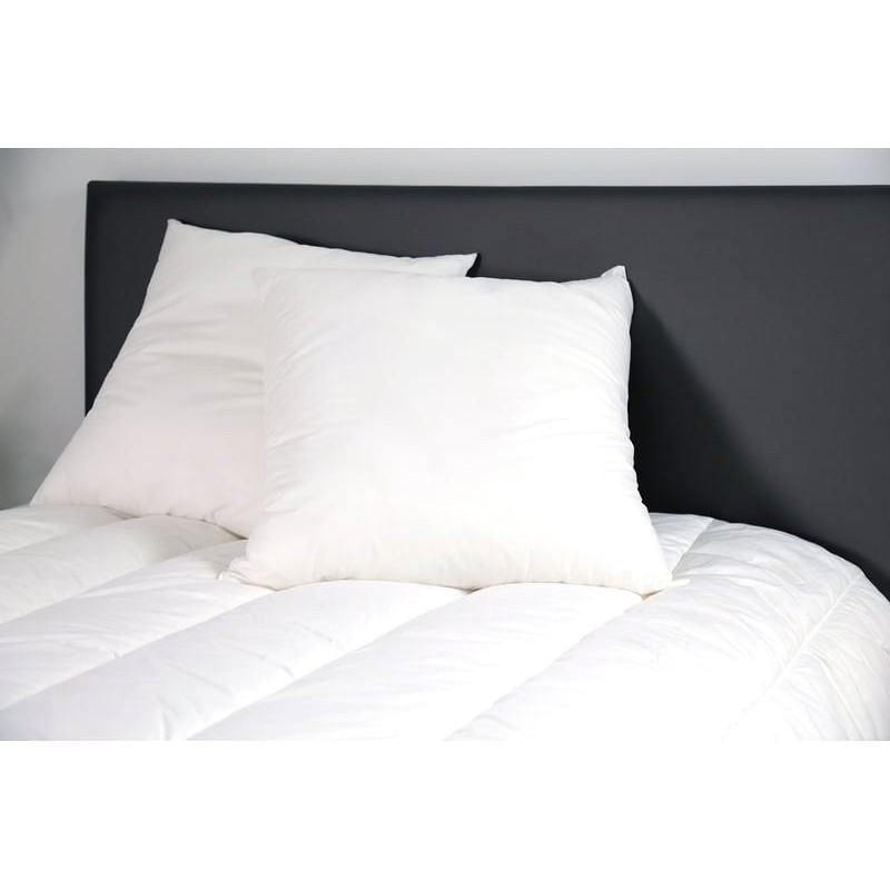 Lot de 2 oreillers confortables et anti-acariens 60x60 cm DODO