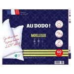 Lot de 2 oreillers 60x60 cm DODO CONFORT MOELLEUX