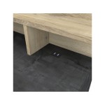 Bureau MALICIA 123 cm coloris Noir/Chêne kronberg