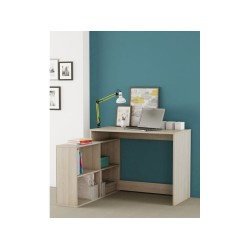 Bureau d'angle CORNER 111.9 cm coloris Chêne