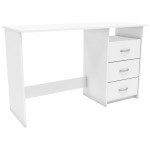 Bureau enfant ARISTOTE 123 cm coloris blanc mat