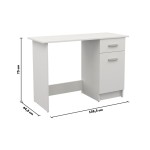 Bureau Osiris 108.5 cm coloris Blanc