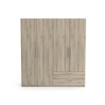 Armoire 4 porte(s) battante 2 tiroir(s) Glory 2 coloris Chêne kronberg largeur 178.1 cm