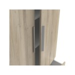 Armoire 4 porte(s) battante 2 tiroir(s) Glory 2 coloris Chêne kronberg largeur 178.1 cm