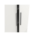 Armoire 4 porte(s) battante 2 tiroir(s) Glory 2 coloris Blanc largeur 178.1 cm
