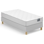 Matelas 90x190 cm 8 HEURES TAQUIN Mousse soutien Ferme épaisseur 20 cm