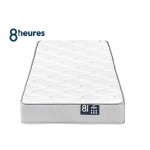 Matelas 90x190 cm 8 HEURES TAQUIN Mousse soutien Ferme épaisseur 20 cm