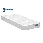 Matelas 90x190 cm 8 HEURES TAQUIN Mousse soutien Ferme épaisseur 20 cm
