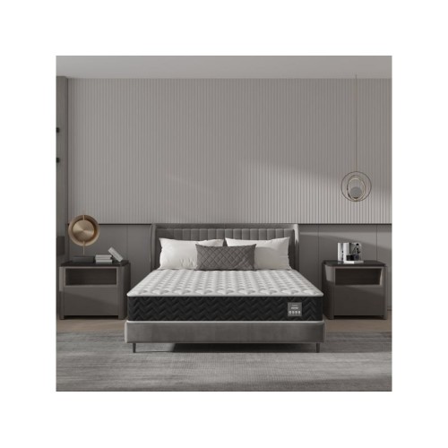 Matelas 140x190 cm - STARTING Ressorts ensachés + mousse soutien Ferme épaisseur 21 cm