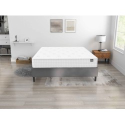 Matelas 140x190 cm  DAILY Ressorts ensachés + mousse soutien Ferme épaisseur 20 cm