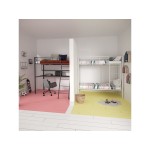 Lit superposé 90x190 cm  OLE coloris Blanc