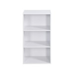 Bibliotheque coloris blanc 2 étagère(s) Cubik - 42 cm x 80 cm