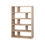 Bibliotheque coloris naturel 4 étagère(s) Honey - 29.5 cm x 173.5 cm