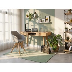 Bureau LOMOCO Gaspard 120 cm coloris Bois clair