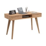 Bureau LOMOCO Gaspard 120 cm coloris Bois clair