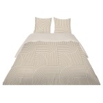 Parure de lit Housse+ 2 taies 240x220 cm COCON