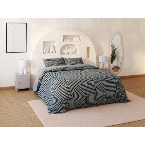 Parure de lit Housse+ 2 taies 240x220 cm COCON