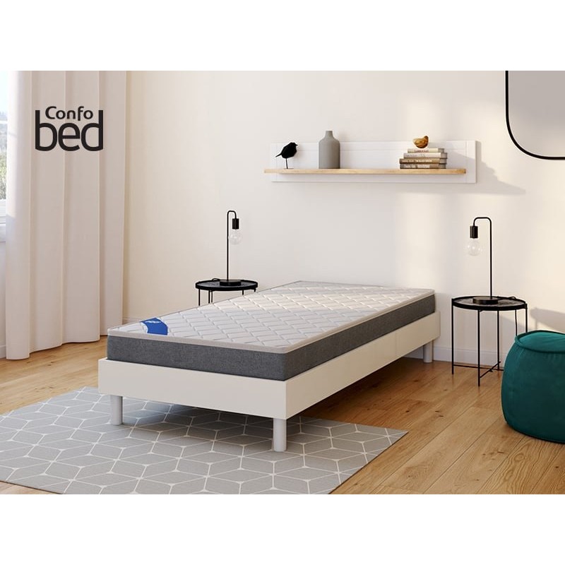 Matelas 90x190 cm CONFOBED OXA Mousse soutien Ferme épaisseur 15 cm