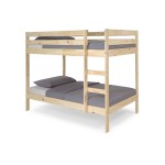 Lit superposé 90x190 cm  BIRDY coloris Bois