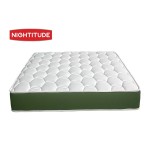 Matelas 140x190 cm NIGHTITUDE LE VERDOYANT Ressorts + mémoire de forme soutien Ferme épaisseur 23 cm