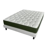 Matelas 140x190 cm NIGHTITUDE LE VERDOYANT Ressorts + mémoire de forme soutien Ferme épaisseur 23 cm