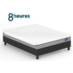 Matelas 140x190 cm 8 HEURES LE VAINQUEUR Mousse soutien Ferme épaisseur 20 cm