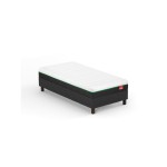 Matelas 90x190 cm NIGHTITUDE PISTACIO Ressorts + latex soutien Medium épaisseur 22 cm