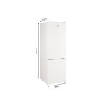 Refrigerateur combiné (congél en bas) froid Statique FAR CBG2625DW G - largeur 54 cm x hauteur 176 cm