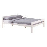 Lit 2 places 140x190 cm  ANDY W coloris Blanc