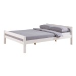 Lit 2 places 140x190 cm  ANDY W coloris Blanc