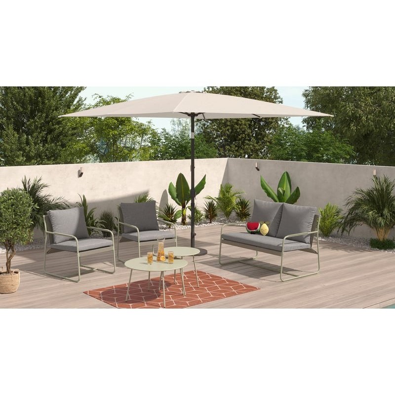  DOKOS PARASOL JARDIN BEIGE IVOIRE