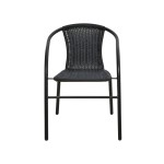 Ensemble table diamètre 60 cm + 2 chaises fauteuils BALCONY