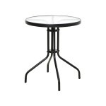 Ensemble table diamètre 60 cm + 2 chaises fauteuils BALCONY