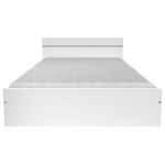 Lit 2 places 140x190 cm  PREMS coloris Blanc
