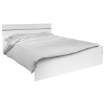 Lit 2 places 140x190 cm  PREMS coloris Blanc