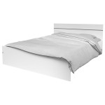 Lit 2 places 140x190 cm  PREMS coloris Blanc