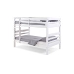 Lit superposé 90x200 cm  HARRY 5 coloris Blanc