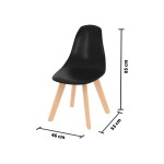 Chaise SACHA coloris noir